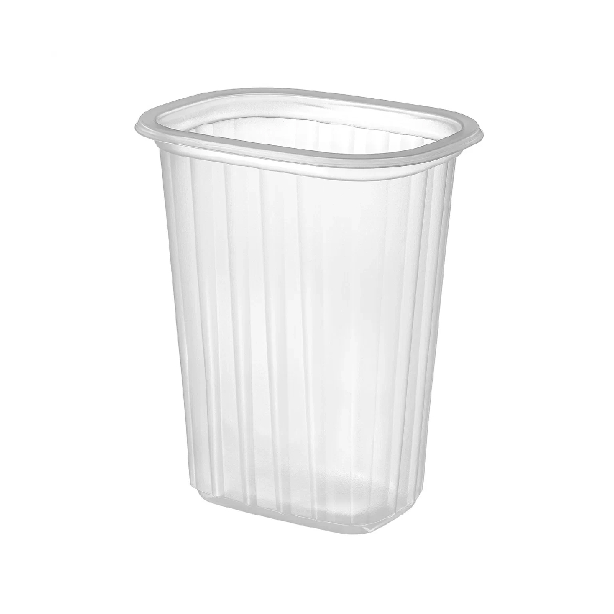 Контейнер одноразовый пласт. 0,5 л  108*82*128 мм упак. 50 шт. (1/30) "стандарт пластик"