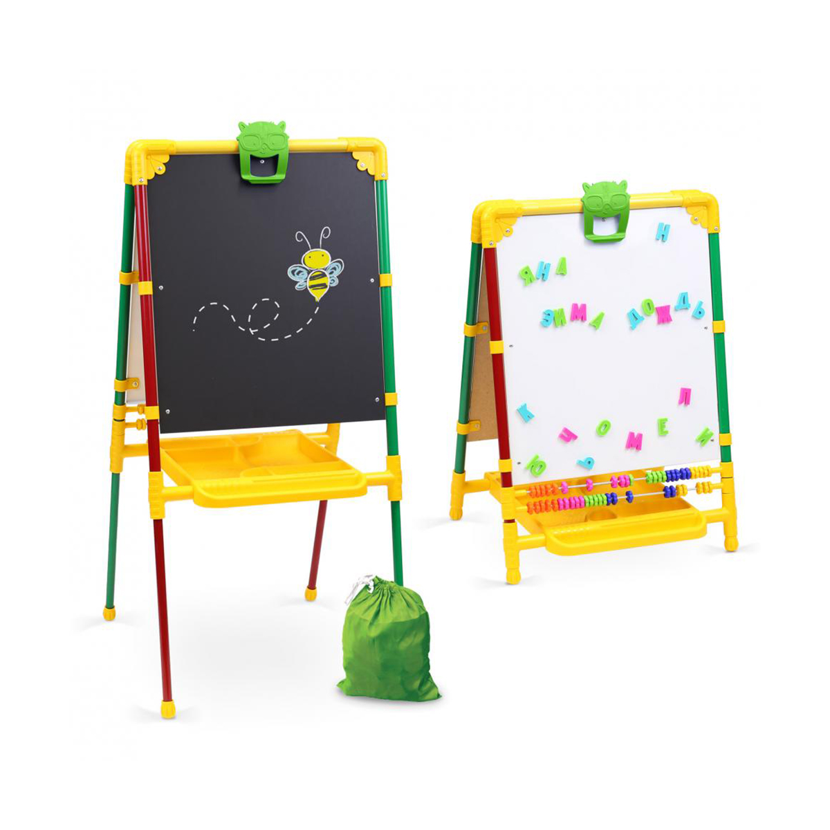 Мольберт детский двустор. с пеналом м2л/сн2 (сиреневый) (1) "ника"