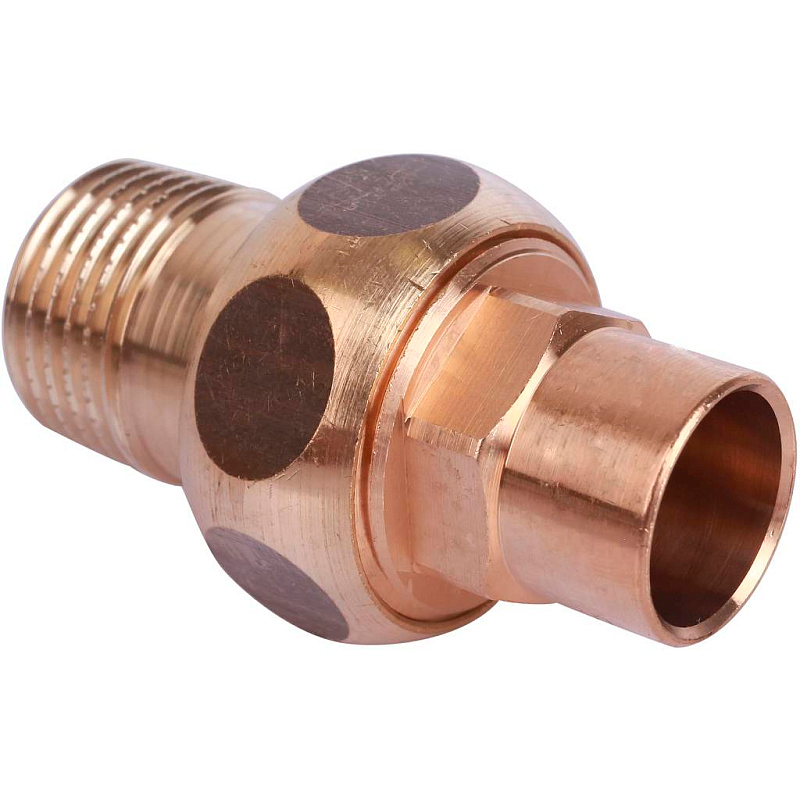 Американка (сгон) 18x3/4" НР самоуплотняющаяся под пайку бронзовая SANHA 143411834