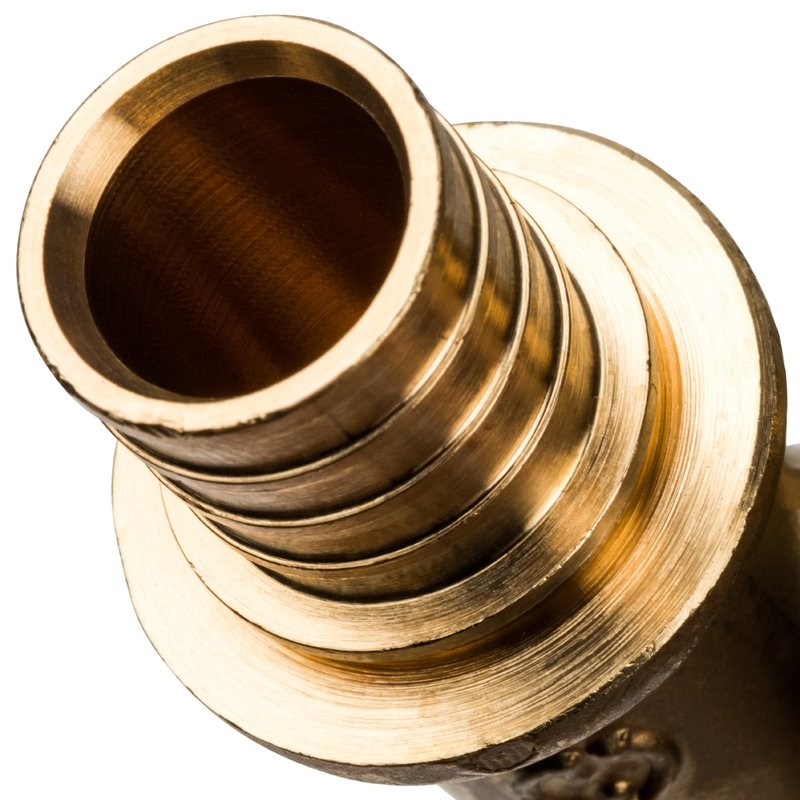 Угол переходной 20 x 3/4" НР аксиальный для труб PE-X STOUT