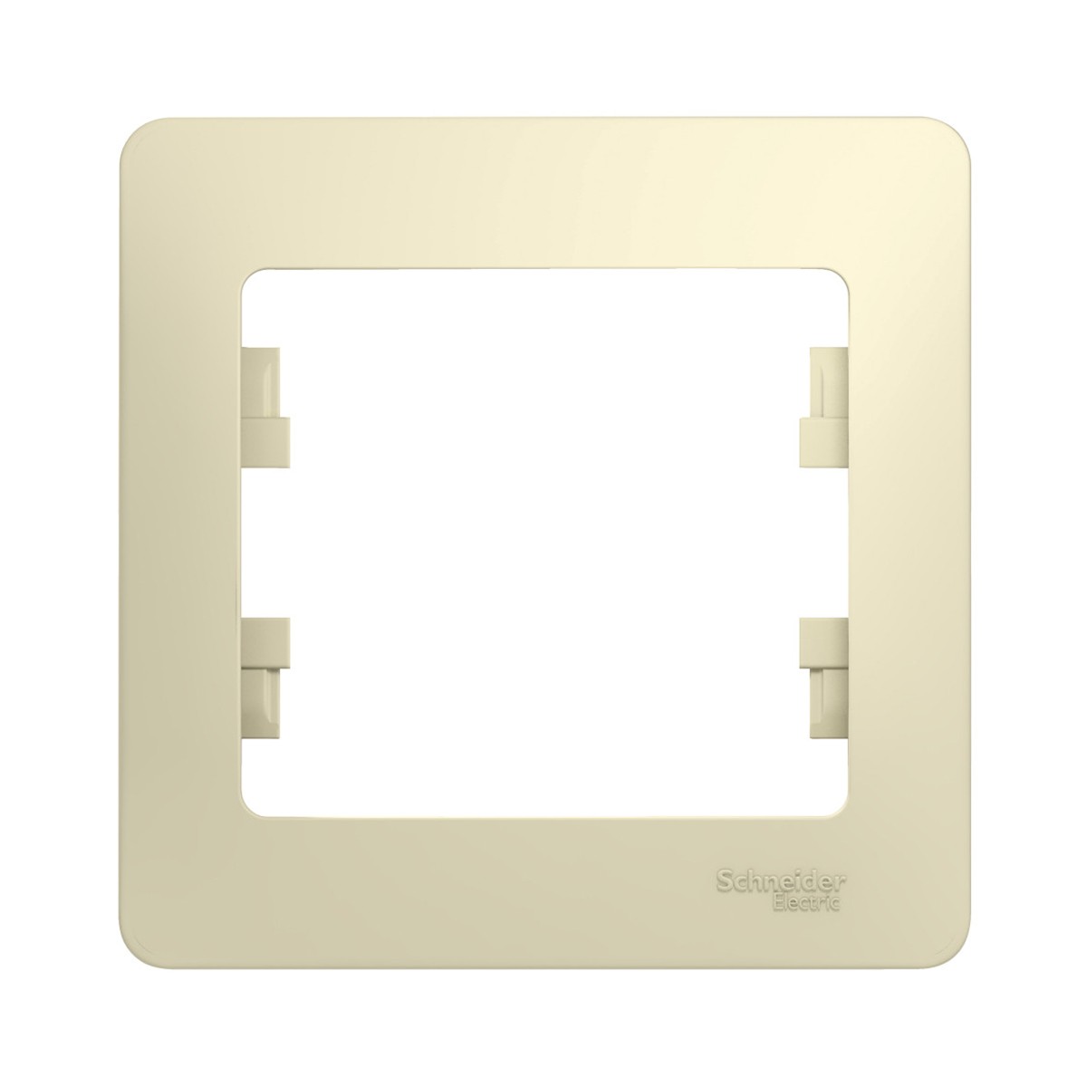 Рамка "glossa" 1 местн. универс., бежевый (1/45/270) "schneider"