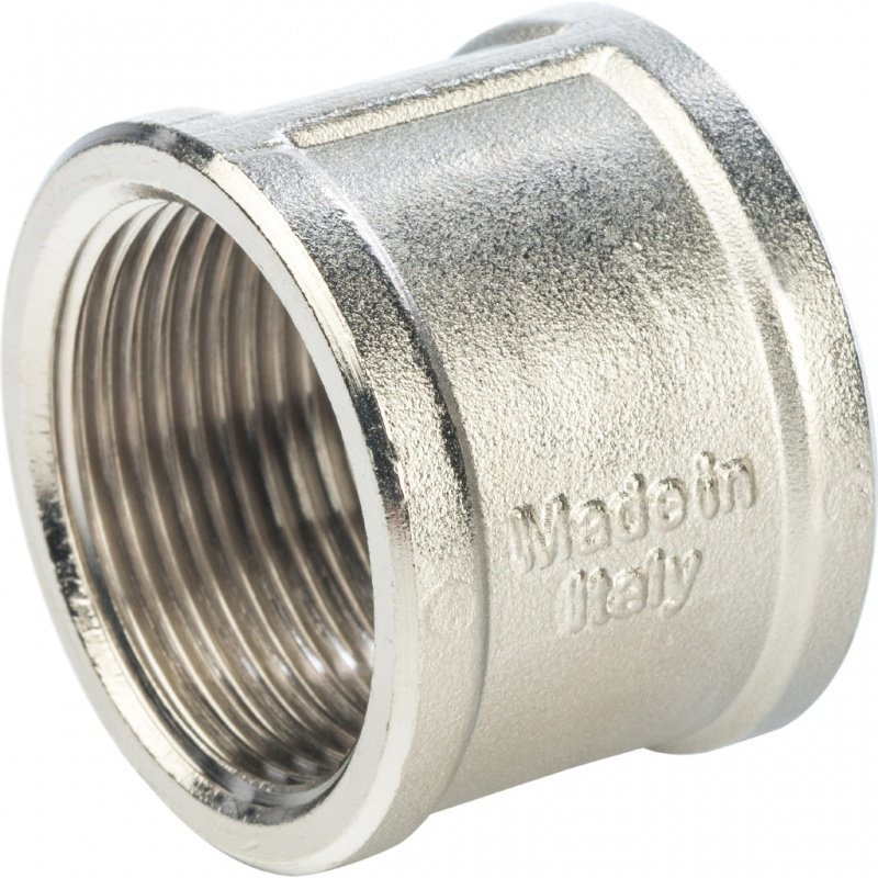 Муфта резьбовая 1"1/4 ВР никель STOUT