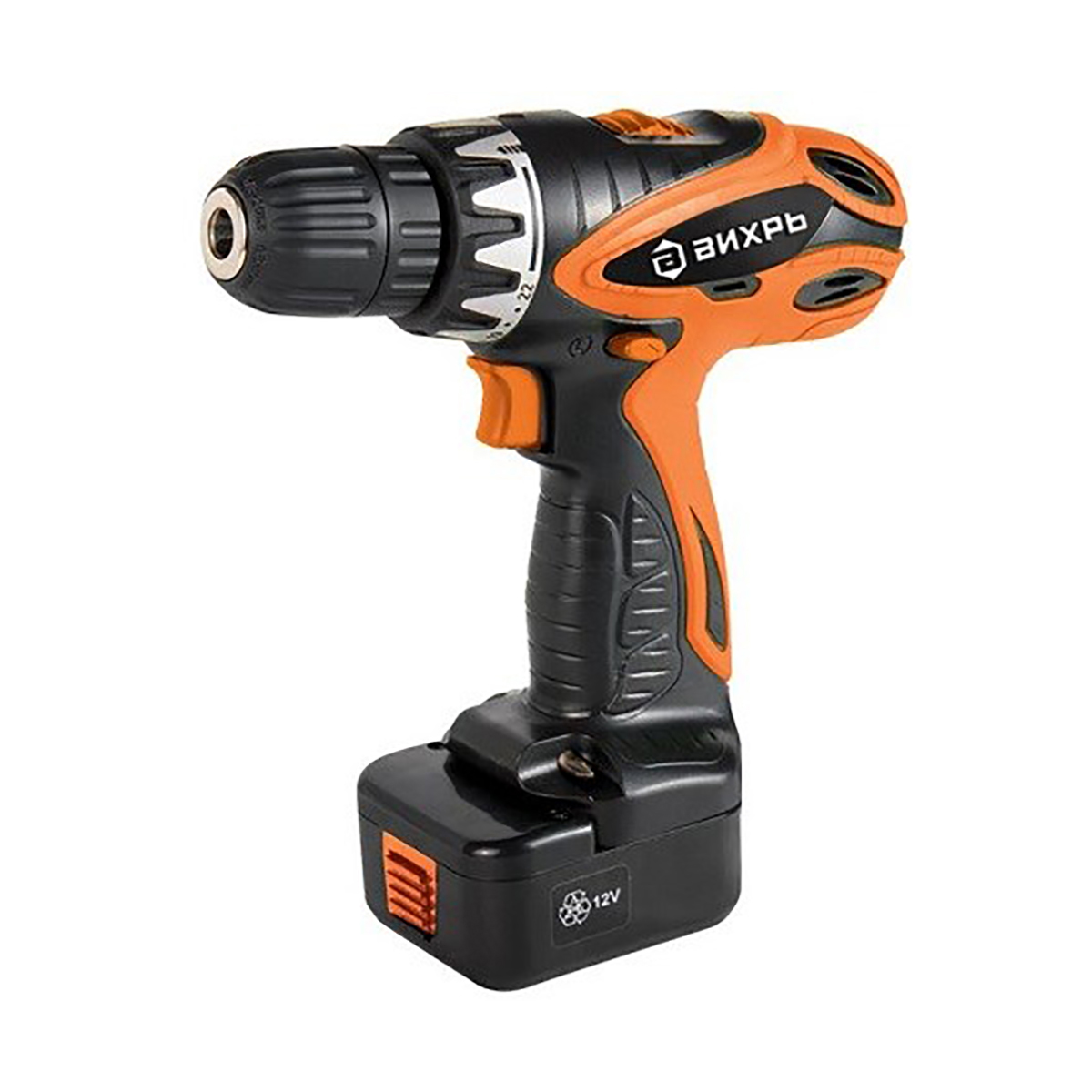 Дрель-шуруповерт аккум. да-12-2к (li-ion) (2,0 а/ч) "вихрь"