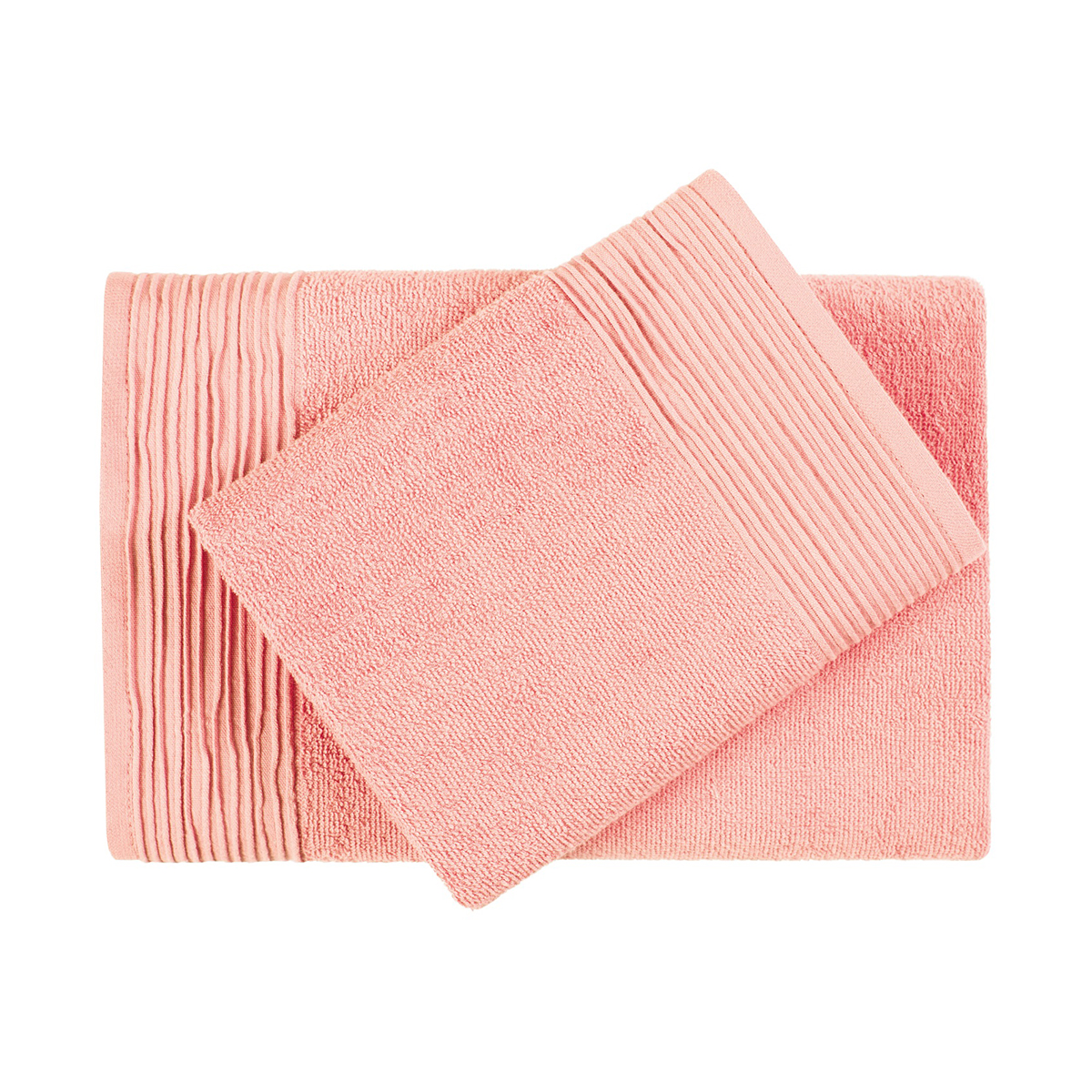 Полотенце "самойловский текстиль" палитра 33*60 см (розово-персиковый)