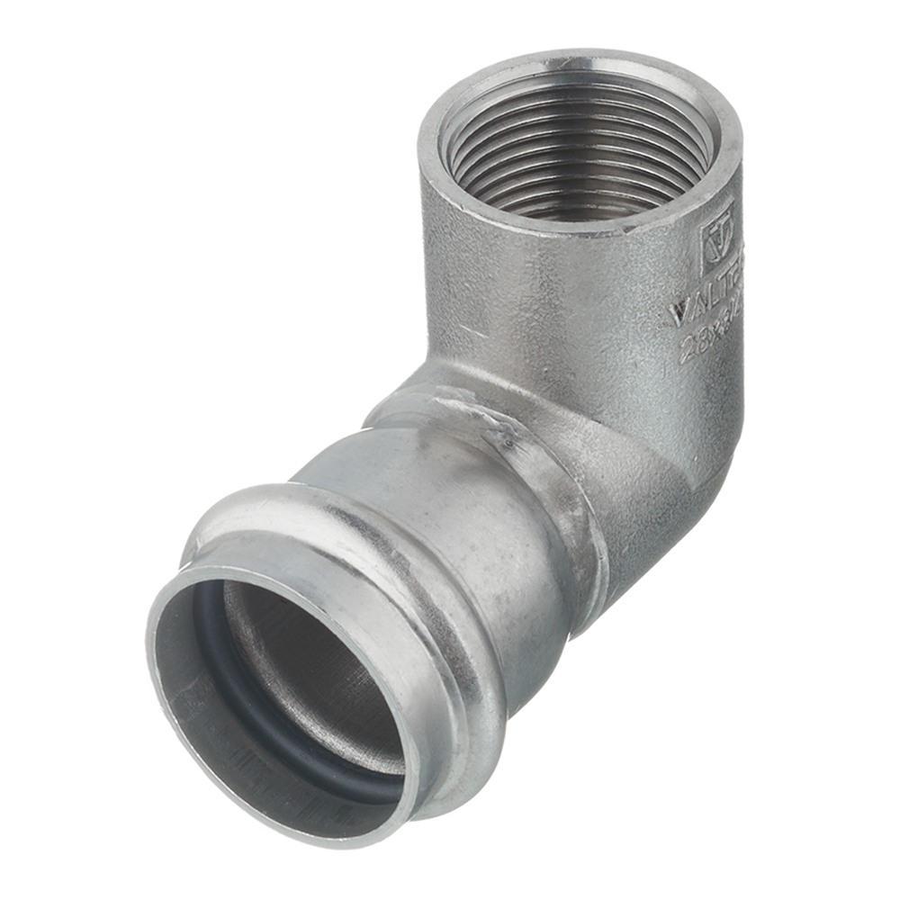 Угол В-пресс 28 х 3/4" нержавеющая сталь VALTEC