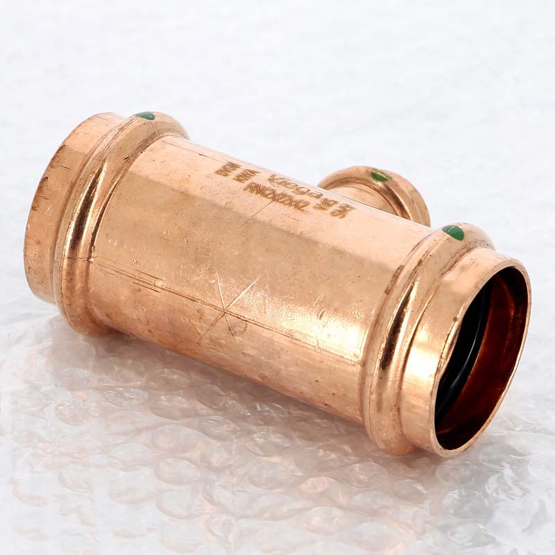 Тройник пресс медный Profipress VIEGA 42x22x42