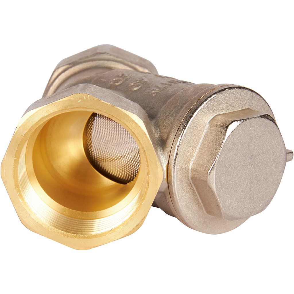 ROMMER 1" 1/2 Фильтр грубой очистки косой 500 мкр.