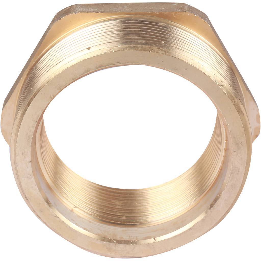 Футорка редукционная НВ 2"1/2 x 2" латунь STOUT
