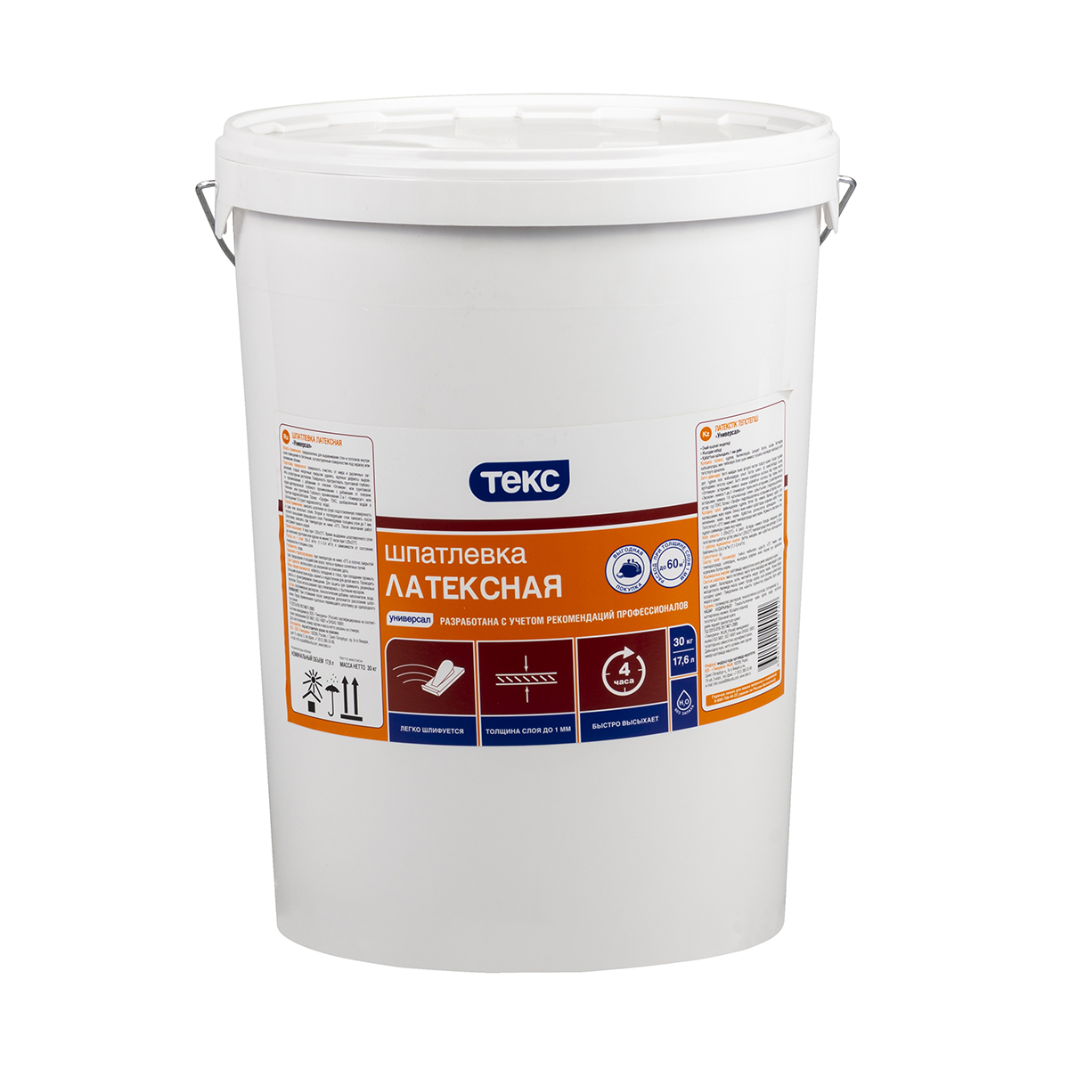 Шпатлевка латексная "универсал" 30 кг (1) текс