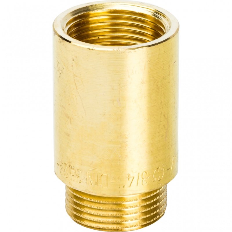 Удлинитель резьбовой ВН 3/4" x 40 мм латунь STOUT