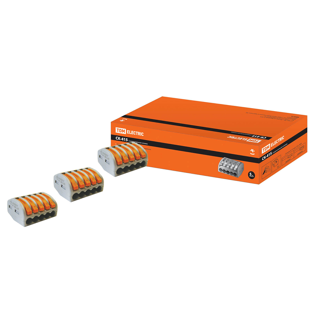 Клемма соединительная ск-415  2,5 мм² (85/1870) tdm sq0527-0003