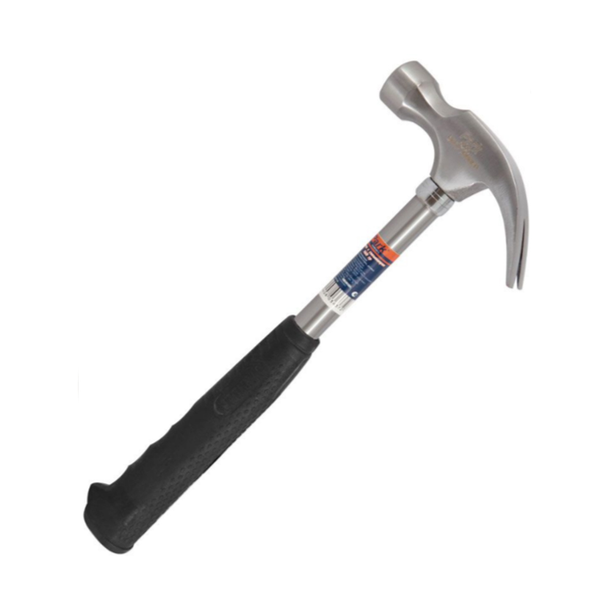 Молоток-гвоздодер 560 г металлическая обрезинен. рукоятка (1/6/24) "park" ham56cl