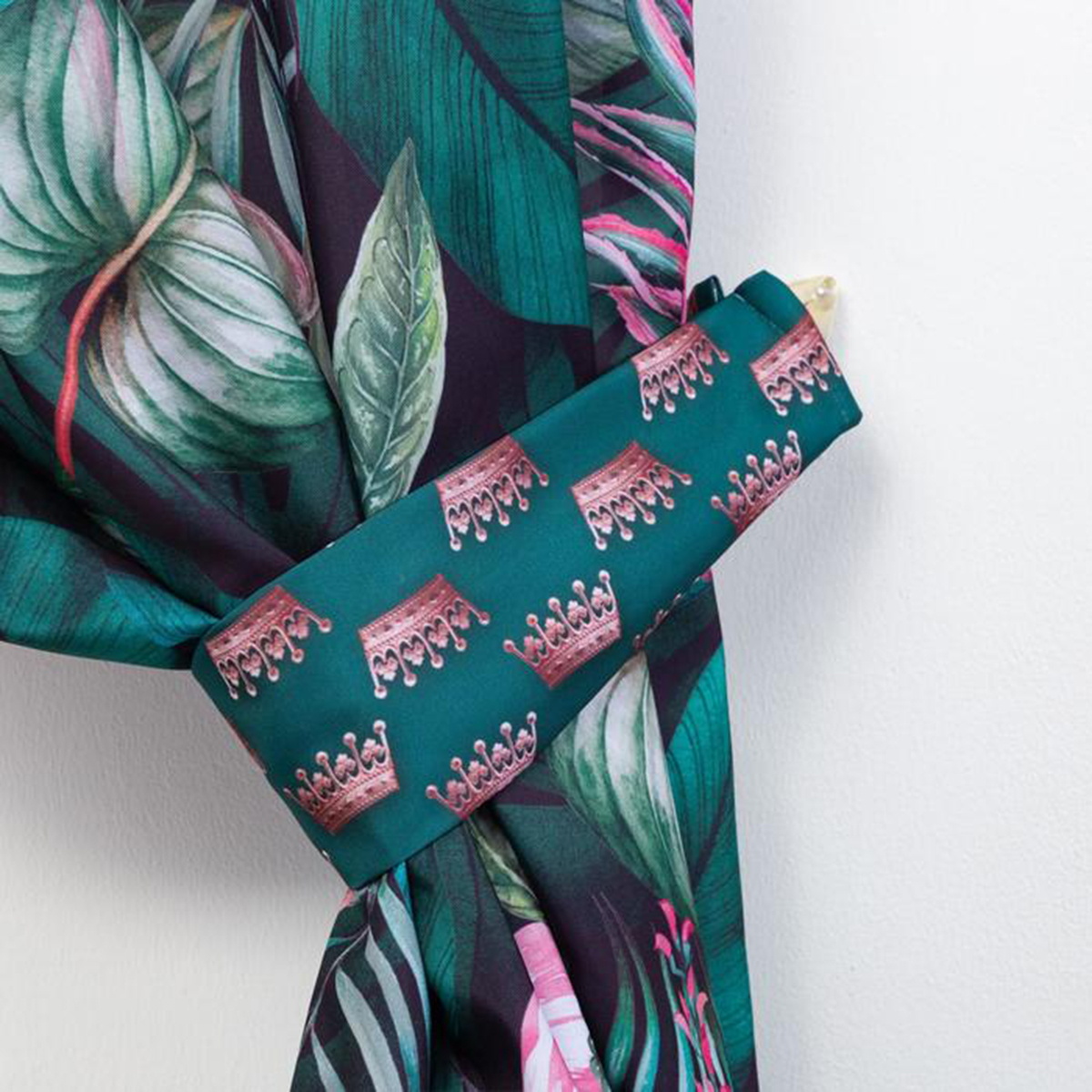 Шторы для кухни "tropical parrots" 145*180 см компл. 2 шт. с подхватами (1) "этель" 5513590