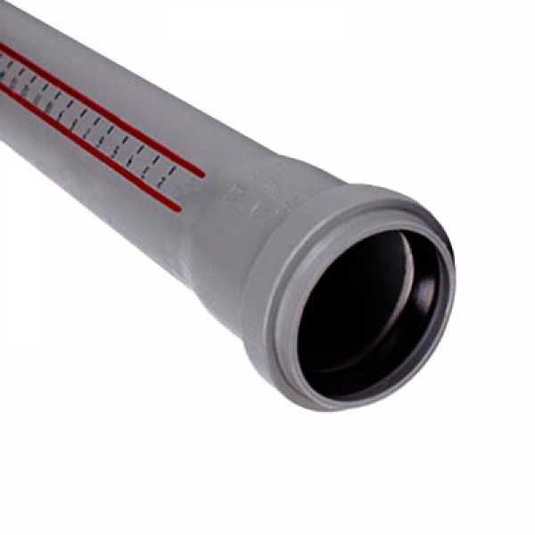 Канализационная труба Ostendorf 90 х 250 с раструбом