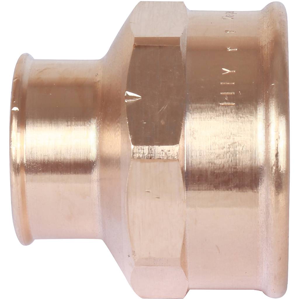 Муфта редукционная 1"1/4 x 3/4" резьбовая (ВР) бронза VIEGA (266431)