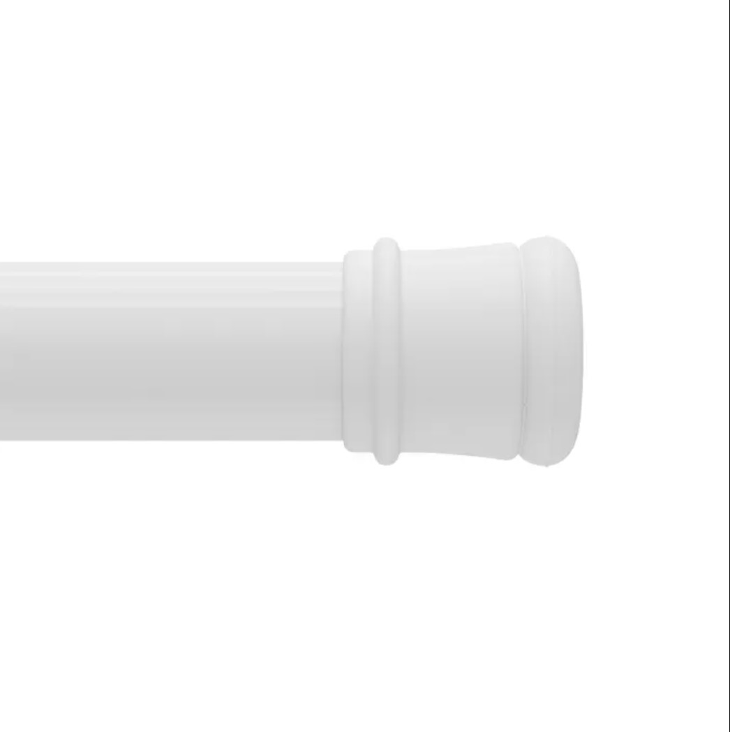 Штанга для ванной алюмин. телескоп. 110-200 см белая (1/24) "milardo"  010a200m14