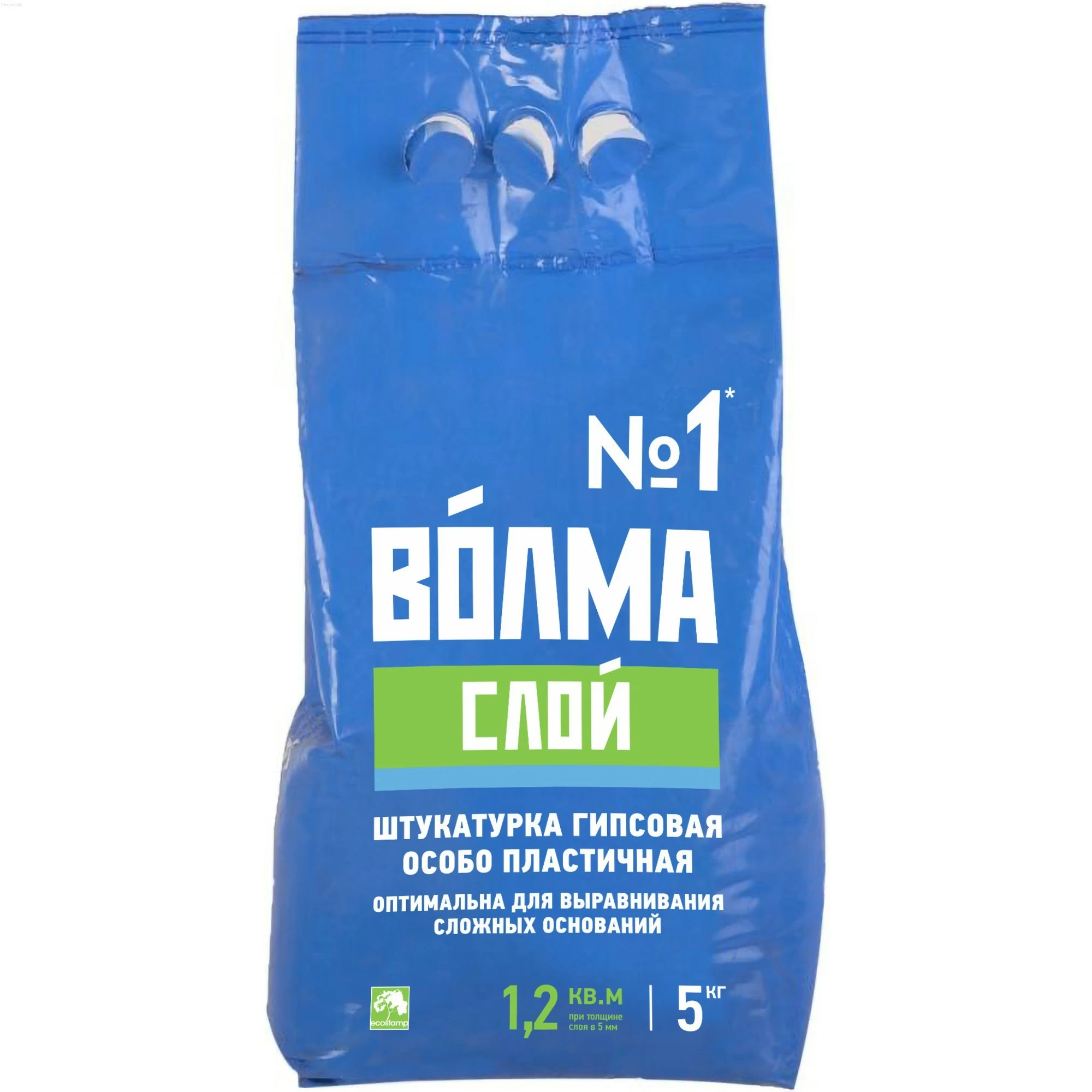 Штукатурка гипсовая Волма-Слой (светлый), 5 кг