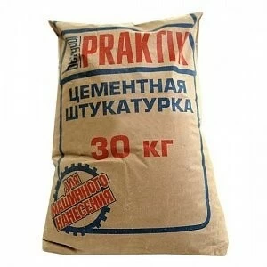 Штукатурка цементная для наружных работ Bergauf Praktik, 30 кг