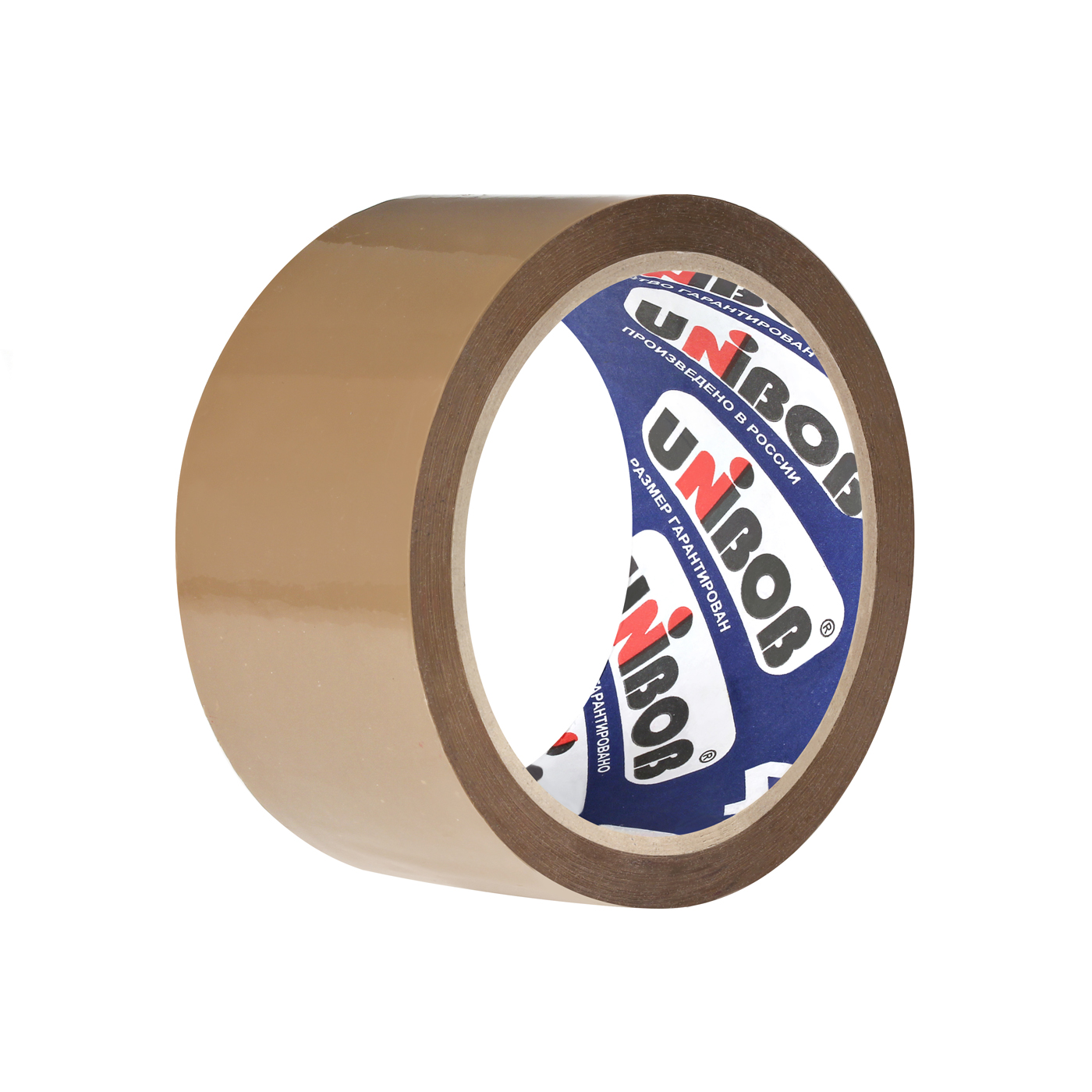 Скотч упаковочный коричневый 48 мм х 66 м (36) "unibob600"