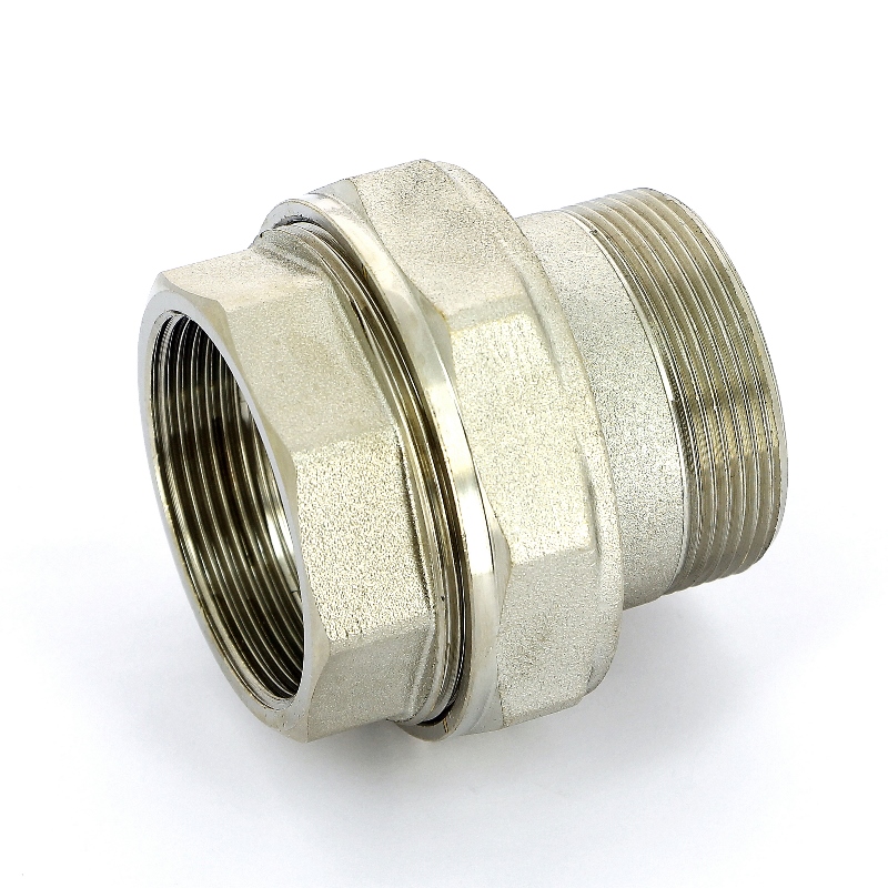 Американка с плоской прокладкой 2" x 2" ВН никель UNI-FITT