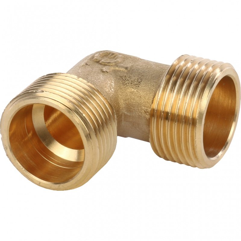 Угол резьбовой НР 3/4" латунь STOUT