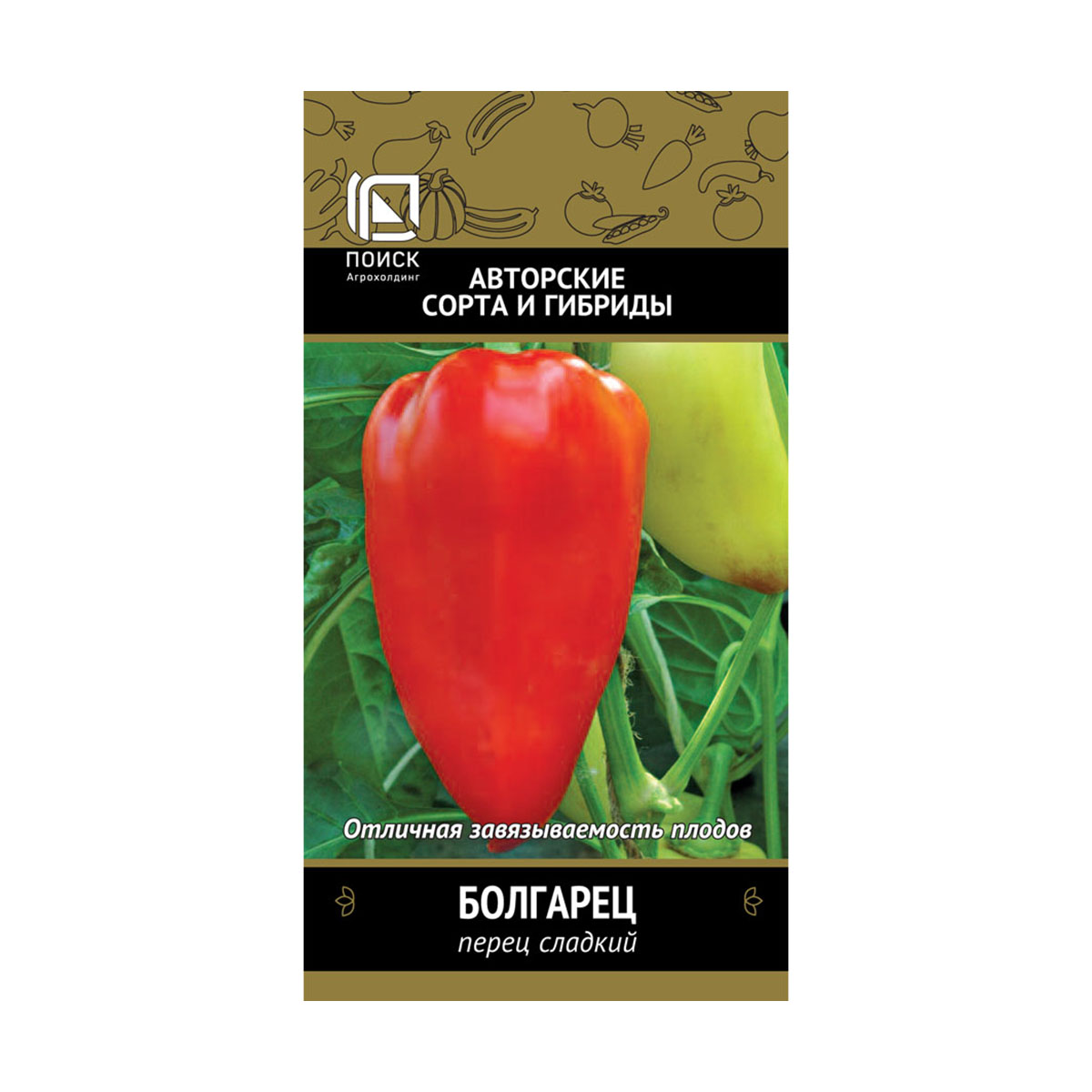 Семена перец сладкий "богатырь" (а) 0,25 г (10/100) "авторские сорта и гибриды"