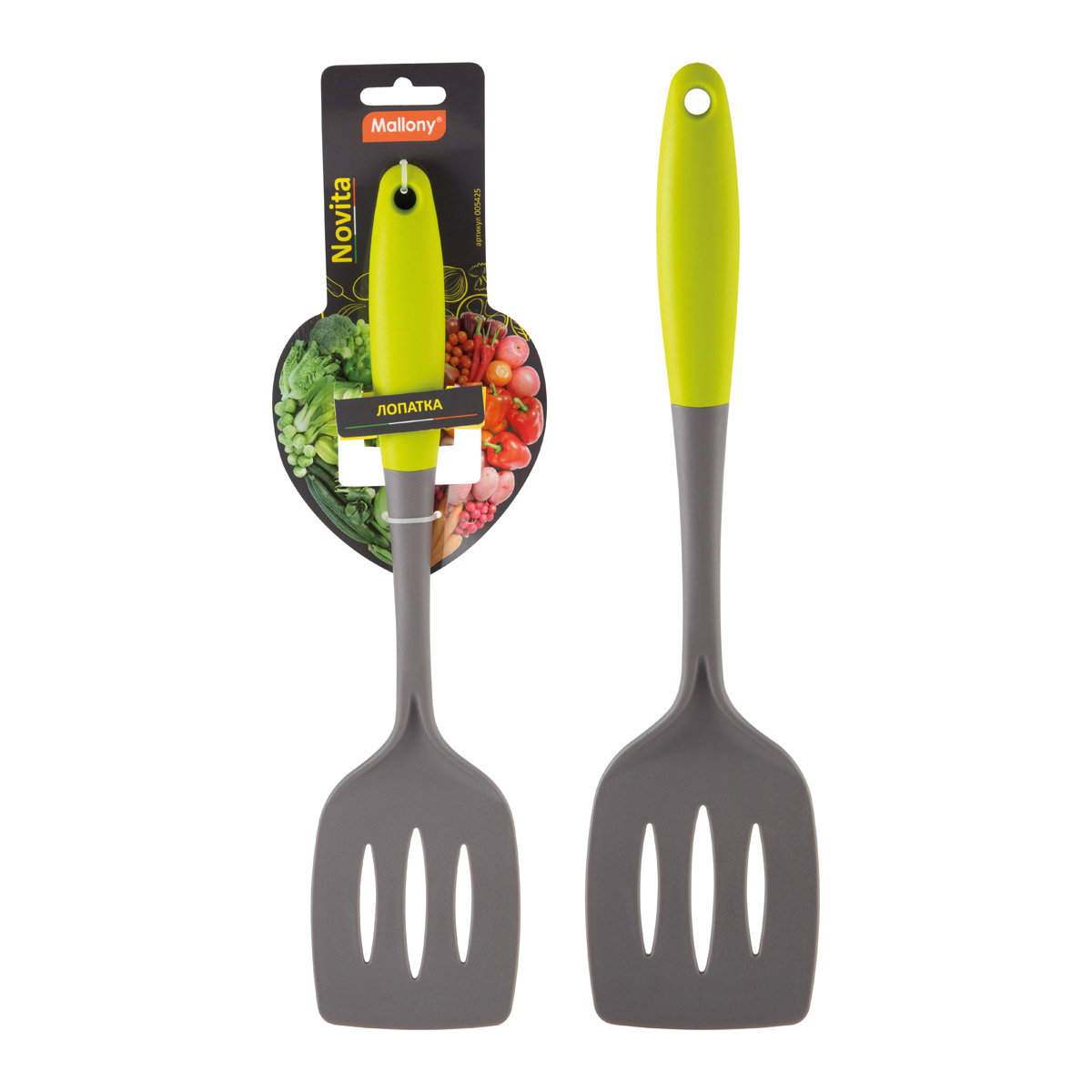 Лопатка кулинарная "novita" нейлон (1/24/96) "mallony"