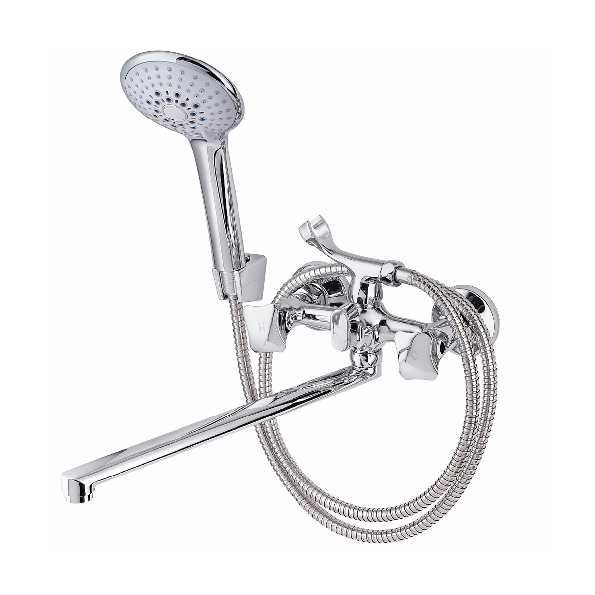 Смеситель для ванн псм-184-38 длинный излив (1/10) "профсан"