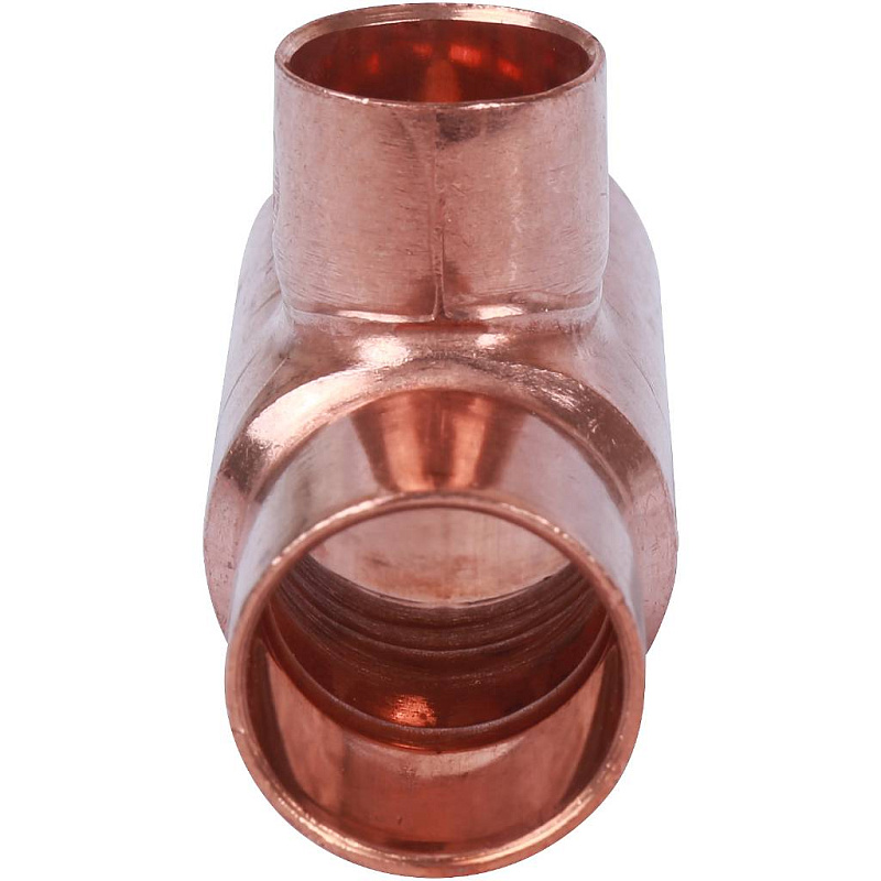 Тройник переходной 22х15х18 мм медный под пайку SANHA 15130221518