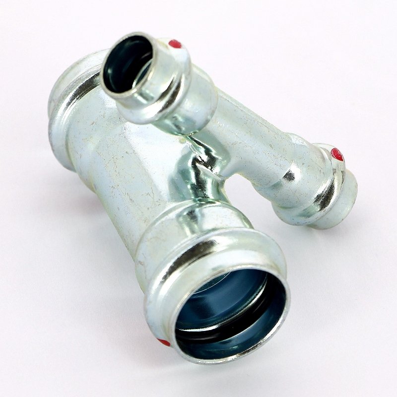 Крестовина пресс 28x15 оцинкованная сталь Prestabo VIEGA