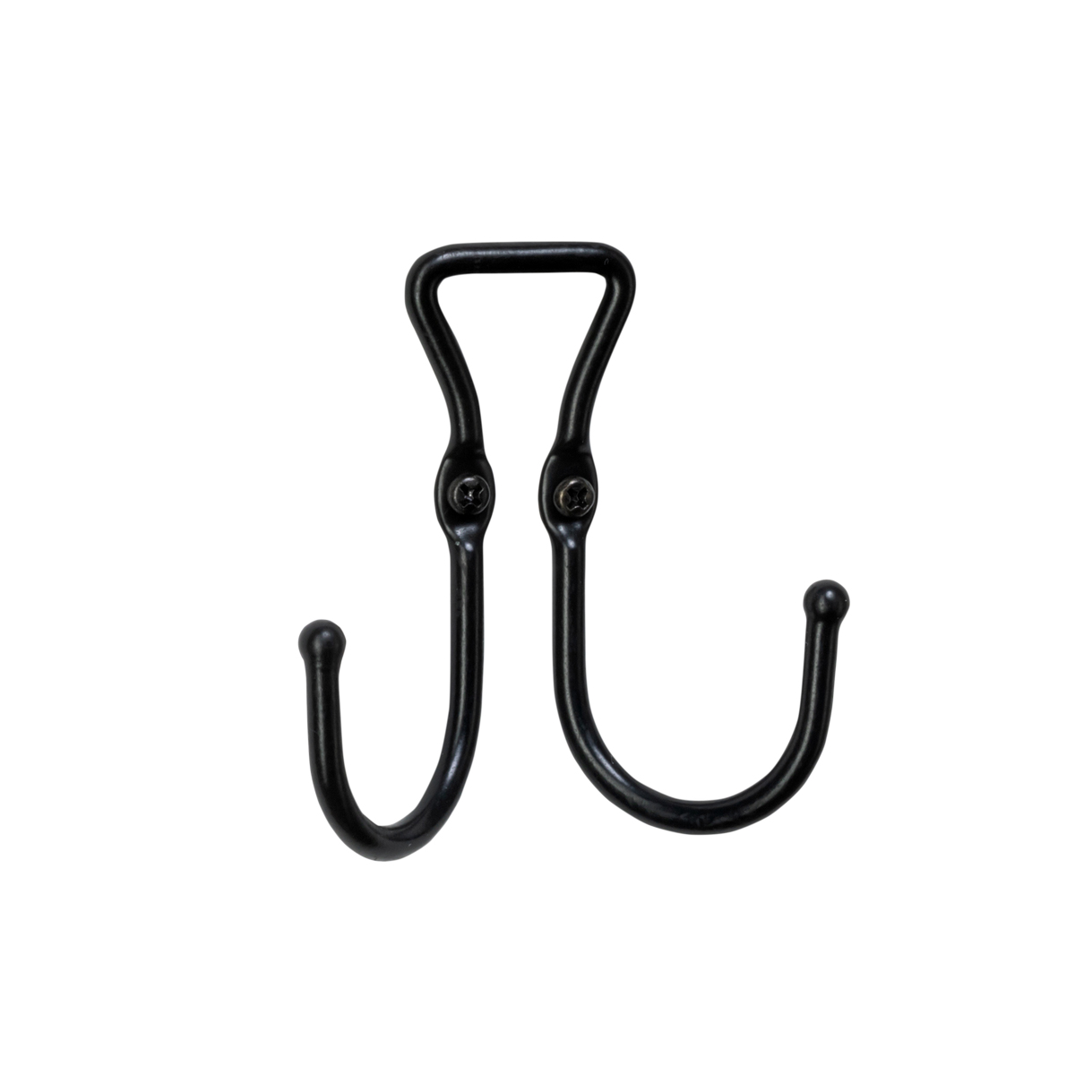 Крючок двойной "trait" металл (черный) (1/120) "swensa" brw-19009-02