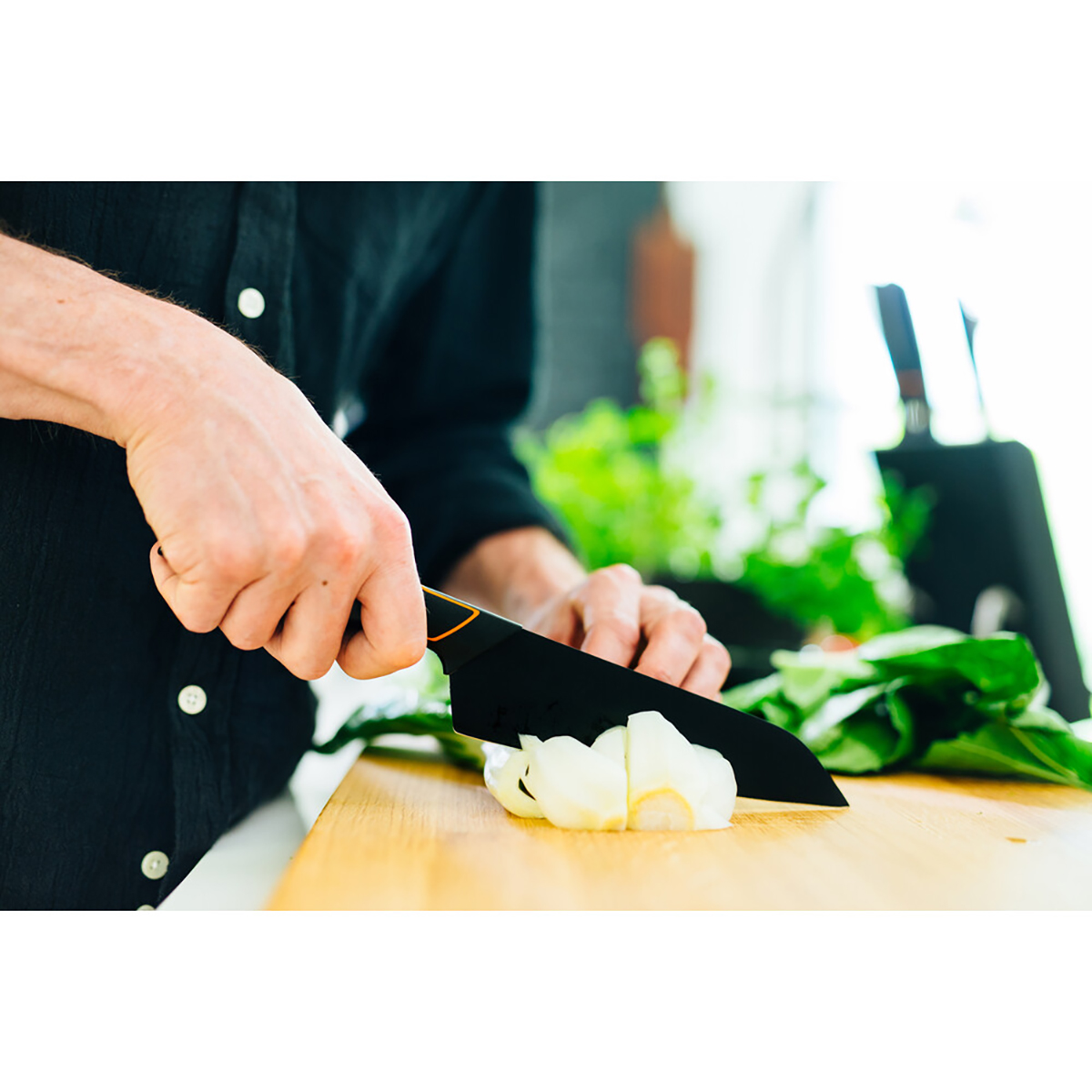 Нож сантоку "edge" 17 см (1/5) "fiskars" 1003097