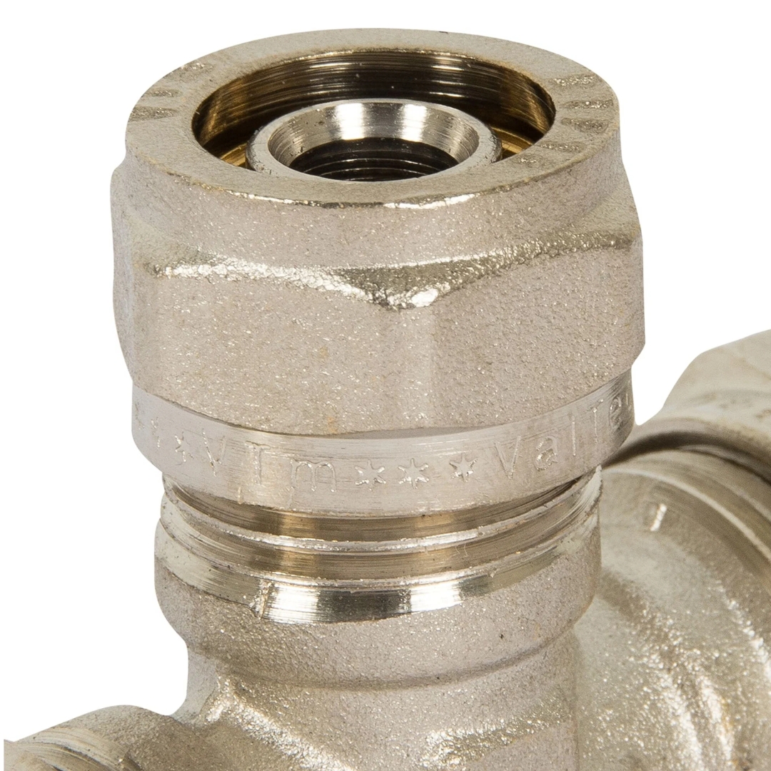 Тройник обжимной для металлополимерных труб 20 х 16 х 16 мм VALTEC