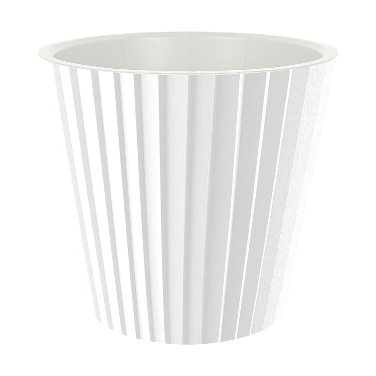 Горшок для цветов "sand" d 320 мм/15,8 л (белый) на колесах (1/4) "ingreen" ig640410048