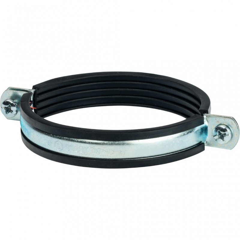 Хомут с шпилькой и дюбелем 4" (⌀107-116) STOUT