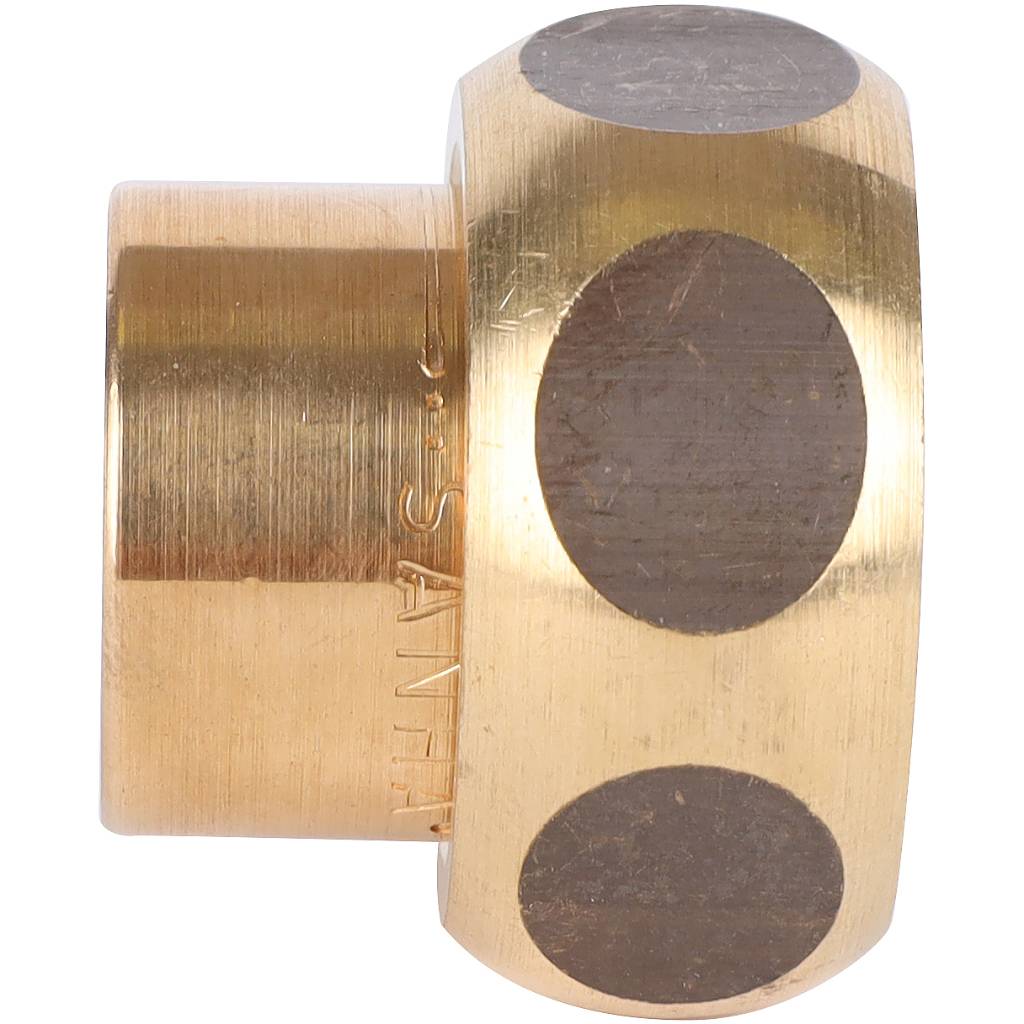 Муфта (американка) 18x3/4" (ВР) с накидной гайкой под пайку SANHA бронзовая 143591834