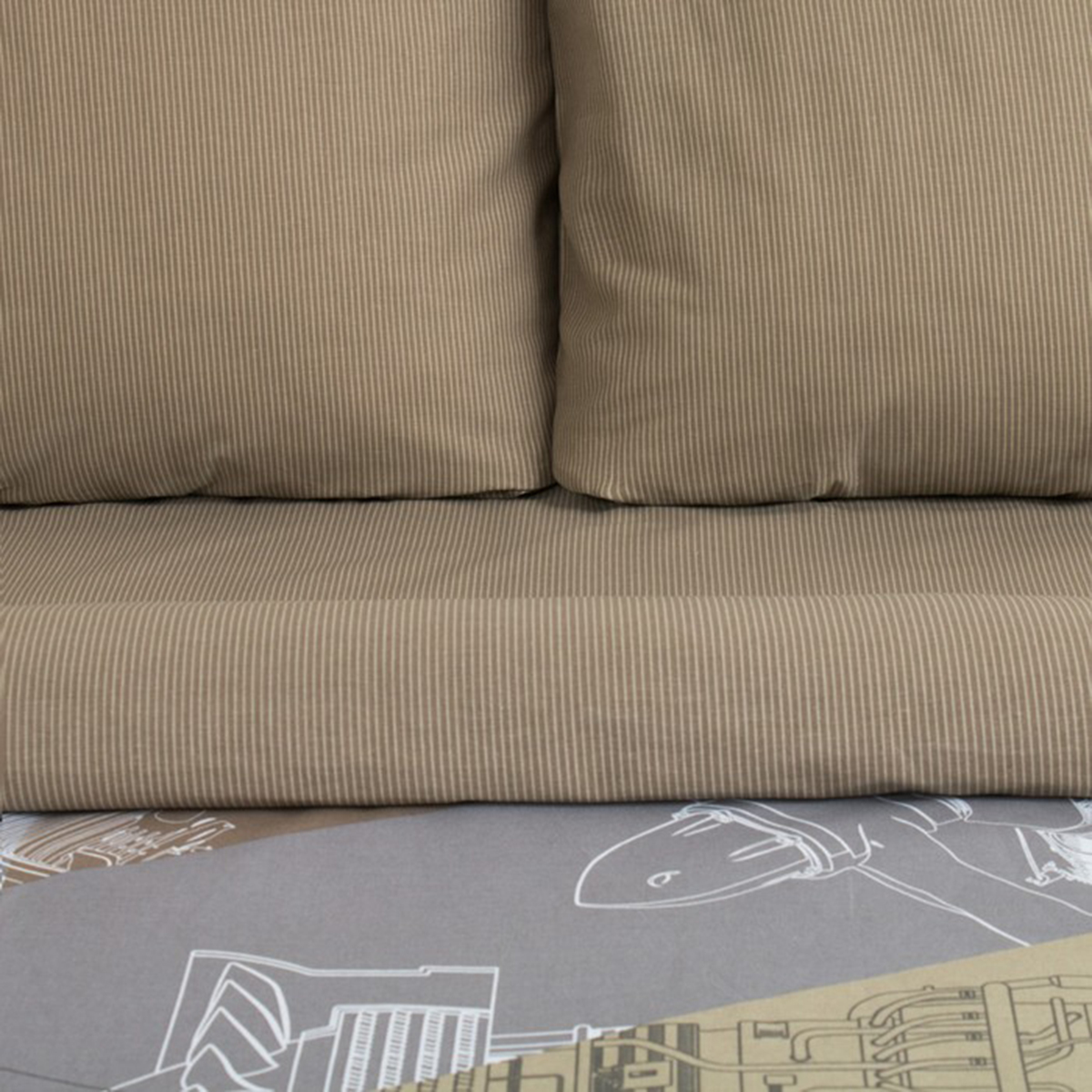 Постельное белье "этель" механика евро (бязь) (1) 2968348