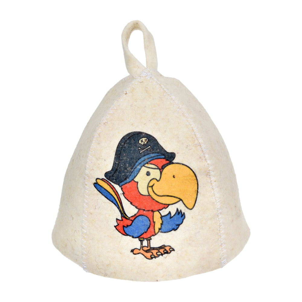 Шапка для бани и сауны детская "попугай" (1/20) "hot pot" 41212