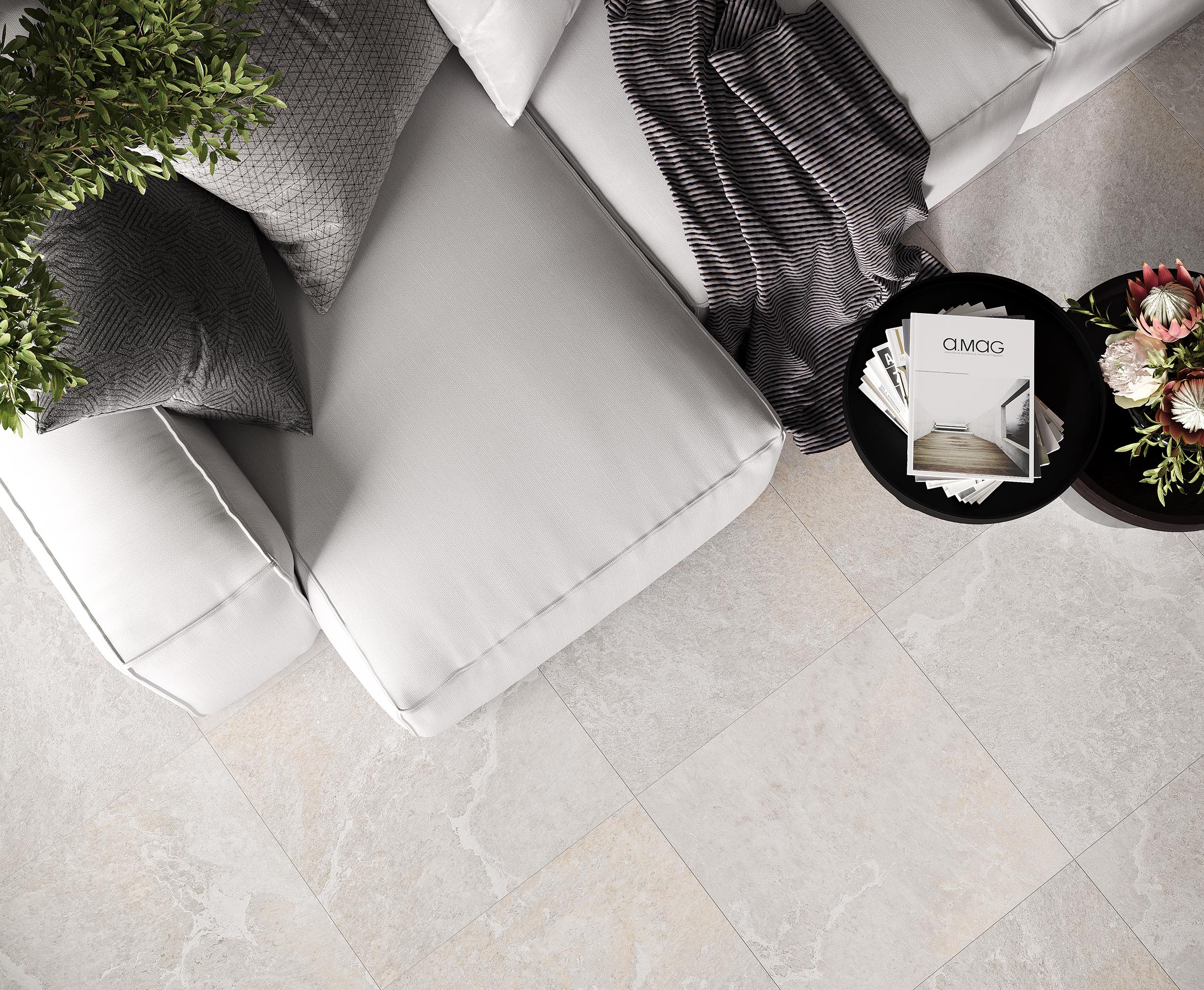 Blaze silver керамогранит светло-серый сатинированный карвинг 60x60