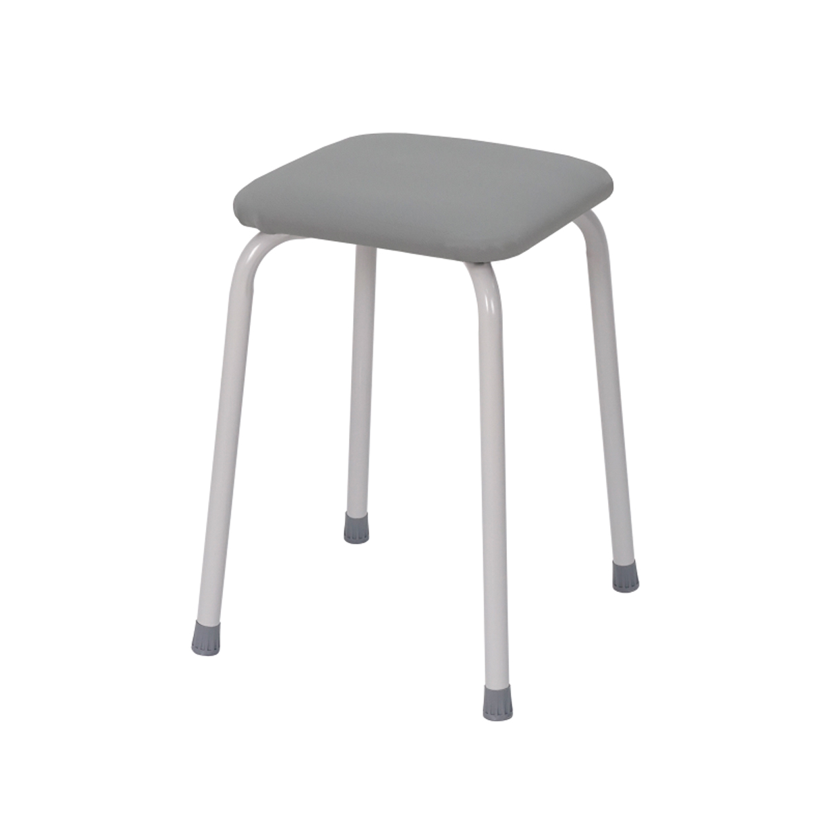 Табурет "пенек крепкий" квадратное сиденье 30 см (1/4) серый  т 269