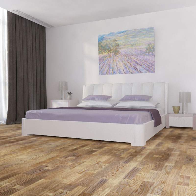 Паркетная доска Polarwood Дуб Юпитер масло трехполосный Oak Jupiter Oiled Loc 3S