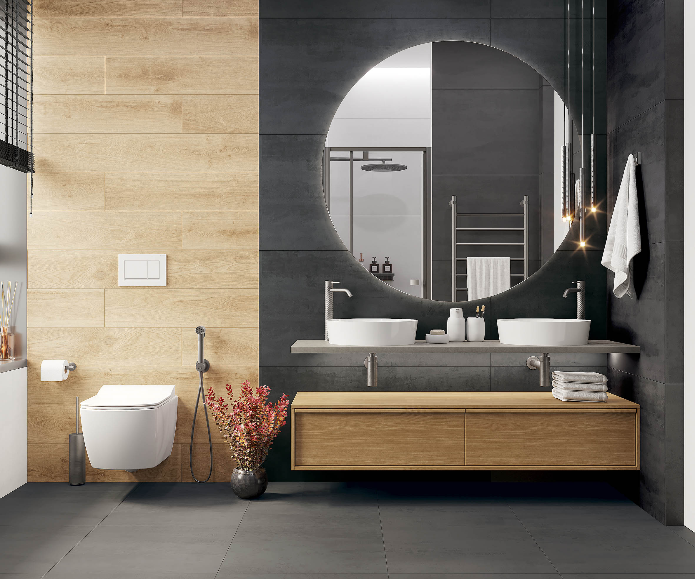 Flagman керамогранит серый 59,70x119,70