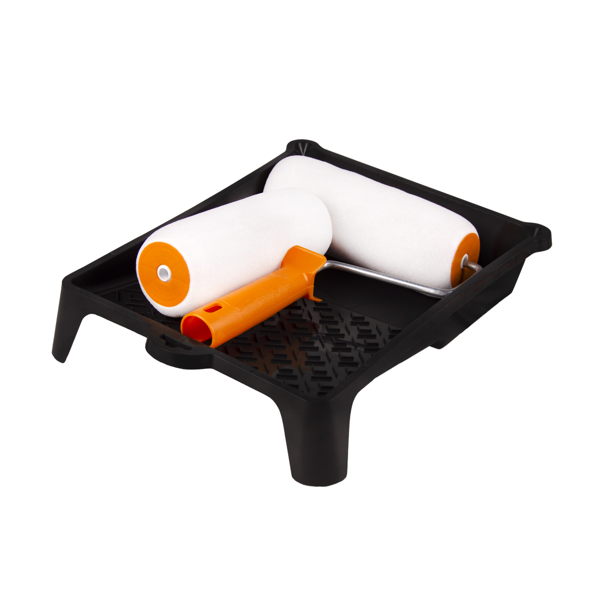 Набор валик поролоновый 180 мм + ванночка + валик запасн. (1/12) "шабашка" 108-2001