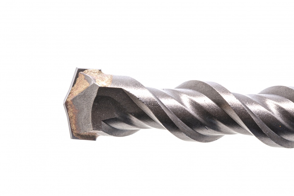 Бур по бетону, двойная спираль, три пылеотводящие кромки, 22 x 310 мм DENZEL (705053)