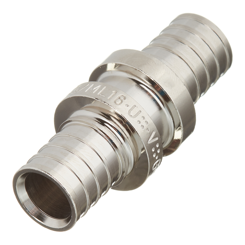 Муфта равнопроходная REHAU RAUTHERM S 17 х 2.0 оцинкованная латунь