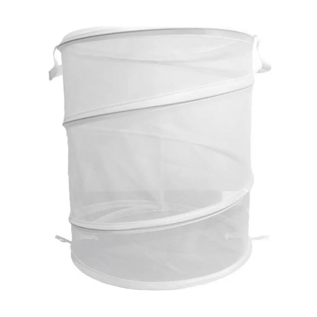 Корзина для хранения "mesh" круглая 45*50 см складная с ручками (1/60) "happi dome" adb-0520-04-msh