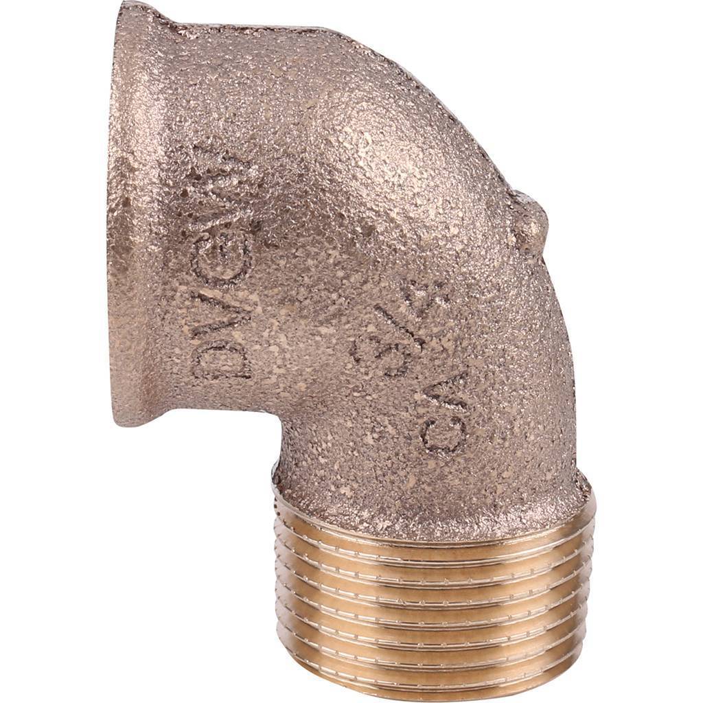 Угол резьбовой 90° ВН 3/4" бронза VIEGA (264000)