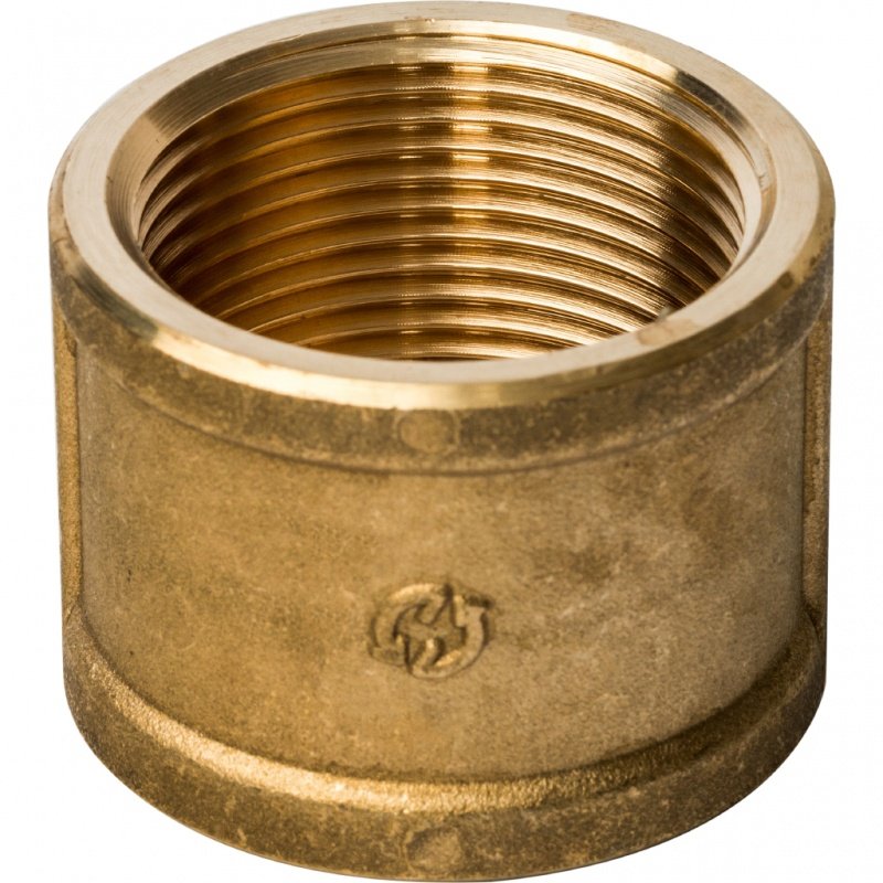 Муфта резьбовая 1"1/4 ВР латунь STOUT