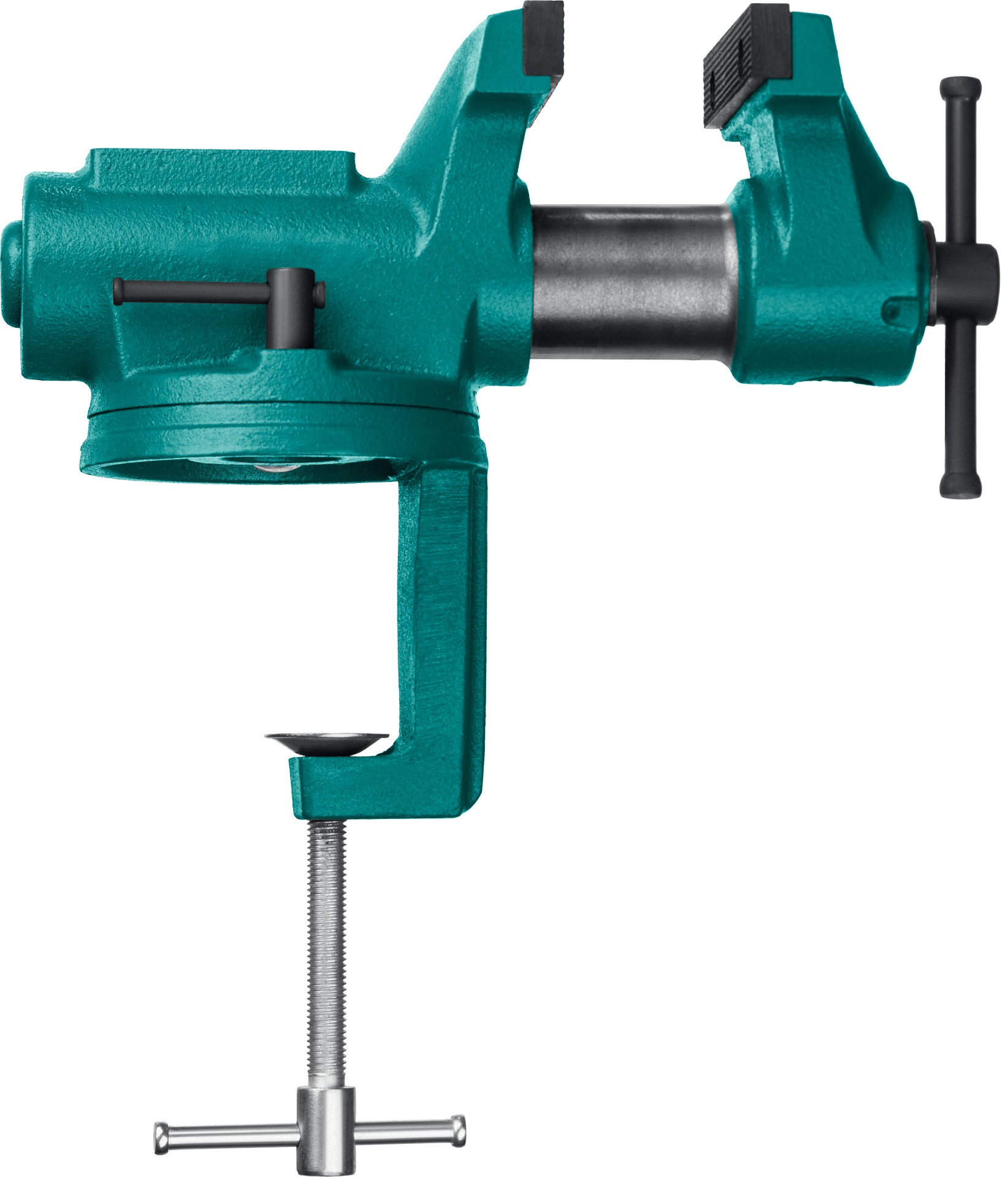 KRAFTOOL EXPERT 100 мм, в кейсе, универсальные мобильные тиски (32710-100)