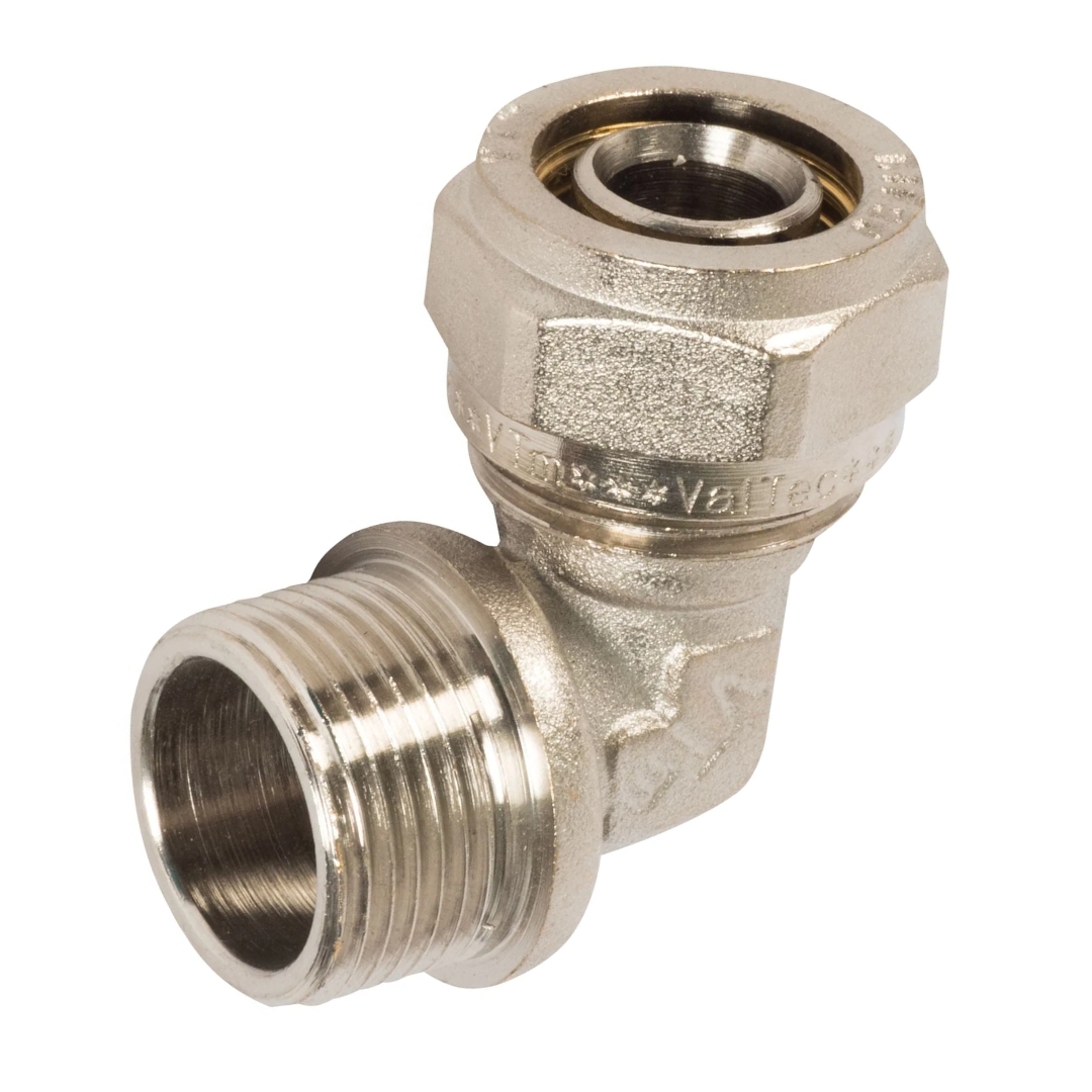 Угол переходной с наружной резьбой 3/4"х20 VALTEC для металлопластиковых труб